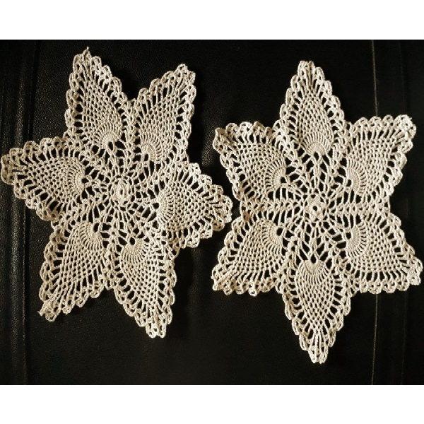 Cotton thread doily (Set of 2)